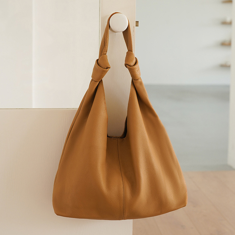 Dioerna Luxury Fashion Women's Handbag Full Grain Totes Genuine Cowhide Leather Shoulder Designer Shopping Bag for Ladies Wholesale