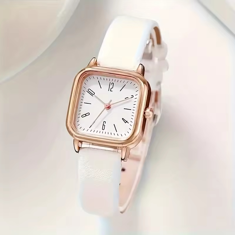 New Arrival Luxury Women's Quartz Watch Dial Display: Pointer with Leather Band